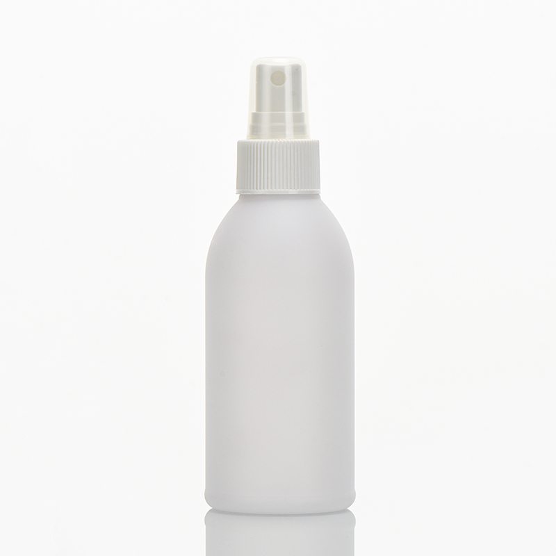 Manufacture cutstom white bottle cosmetic 150 ml  round mist spray matte spray bottle