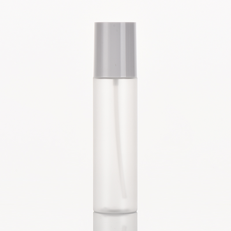 Hot Sale Matte Transparent Bottle With White Lotion Pump&Cap