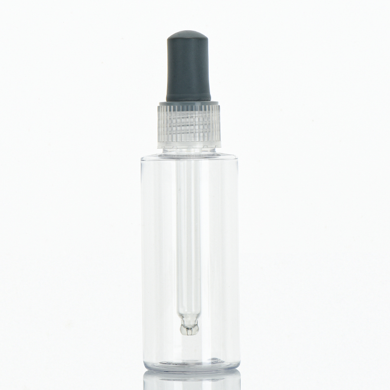 Luxury Pretty Cosmetic Plastic Dropper PET Bottles 100ML Used For Serum Products