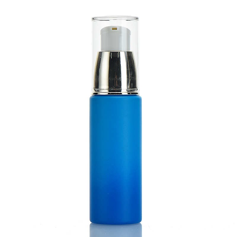 Cosmetic Empty Packaging Matte Finish Mini Bottle With Unique Dropper 30ml