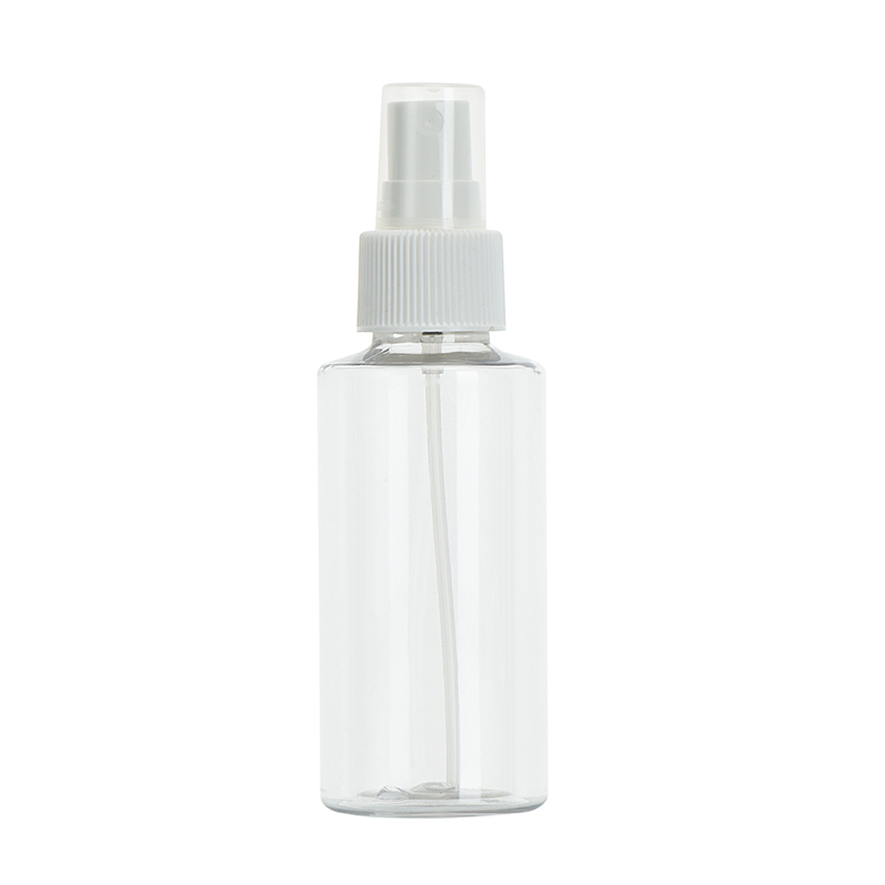 Hot Sell Plastic Cosmetic Skin Care Packaging Glossy Transparent 100 ml Spray Bottle for Alcohol