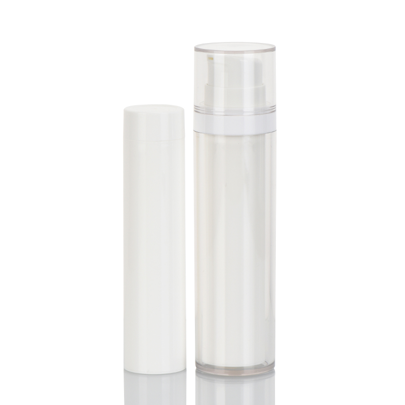 Plastic Cosmetic Skin Care Airless Bottle With Replacement Bottle Used For Serum 50ml