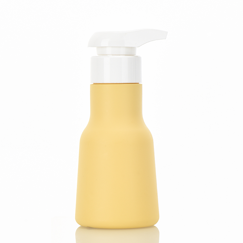 Unique Shape New Cosmetic Packaging HDPE Bottle With Pump Used For Skin Care Products 