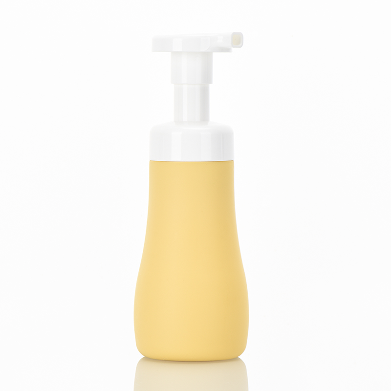 Unusual Shape New Cosmetic Packaging HDPE Bottle With Pump Used For Skin Care Products