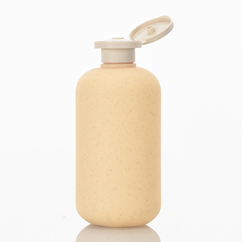 350ml lotion and body wash bottle 100% biodegradable conditioner round shoulder bottle