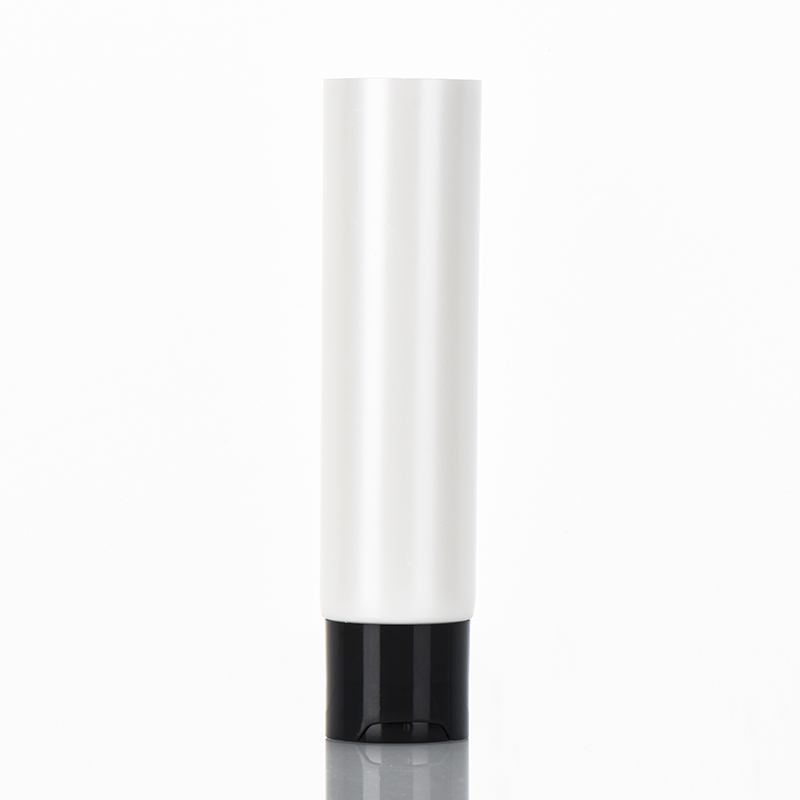 Regular Cosmetic White Glossy Finish Tube With Custom Color Disc Cap D38mm