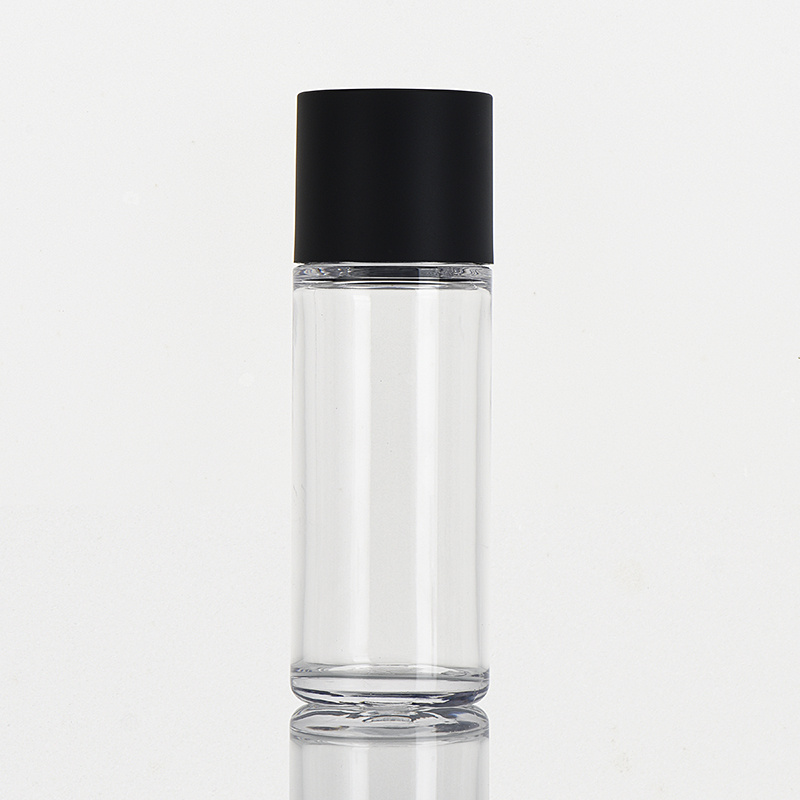 Regualr Plastic Skin Care Products PET Transparent Bottle With Screw Cap Used For Serum Products