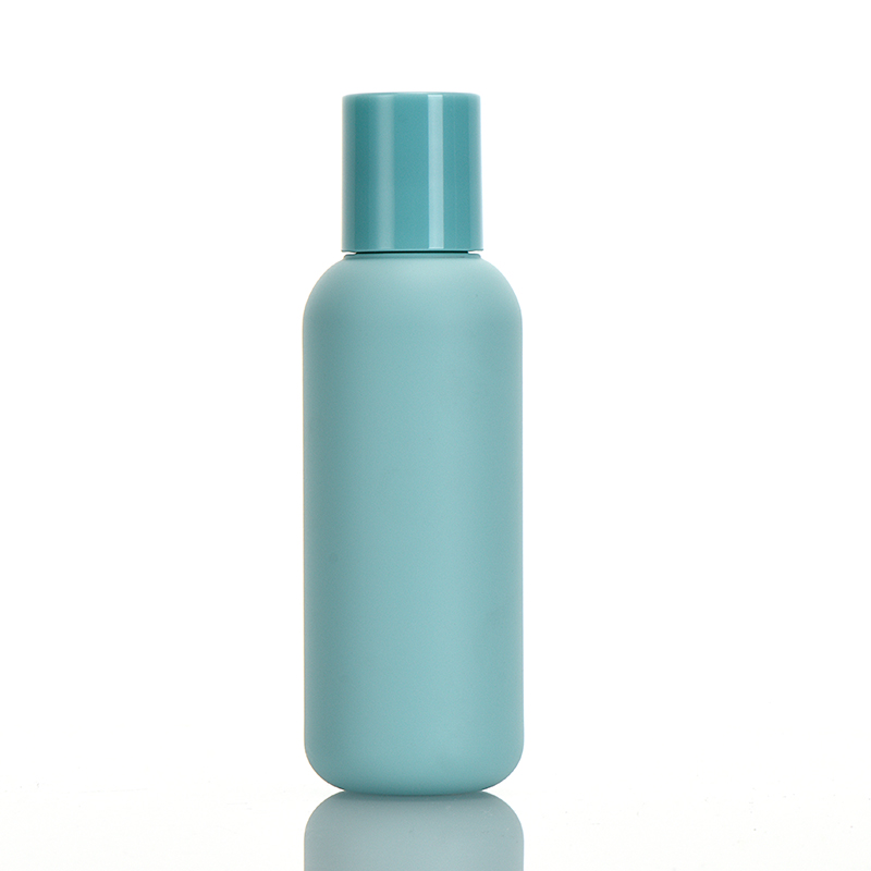 Cosmetic PET Bottle With Screw Cap 125ml Soft Touch Custom Color