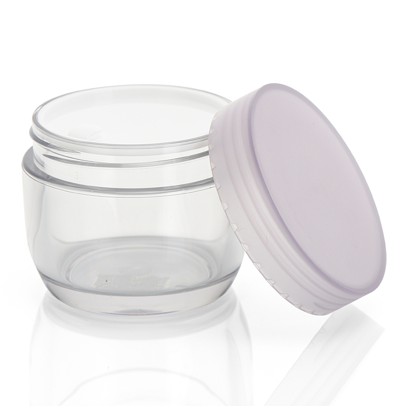 2024 Hot Sale Beautiful Good Price 1.5oz Cream Clear Plastic Jars For Cosmetics