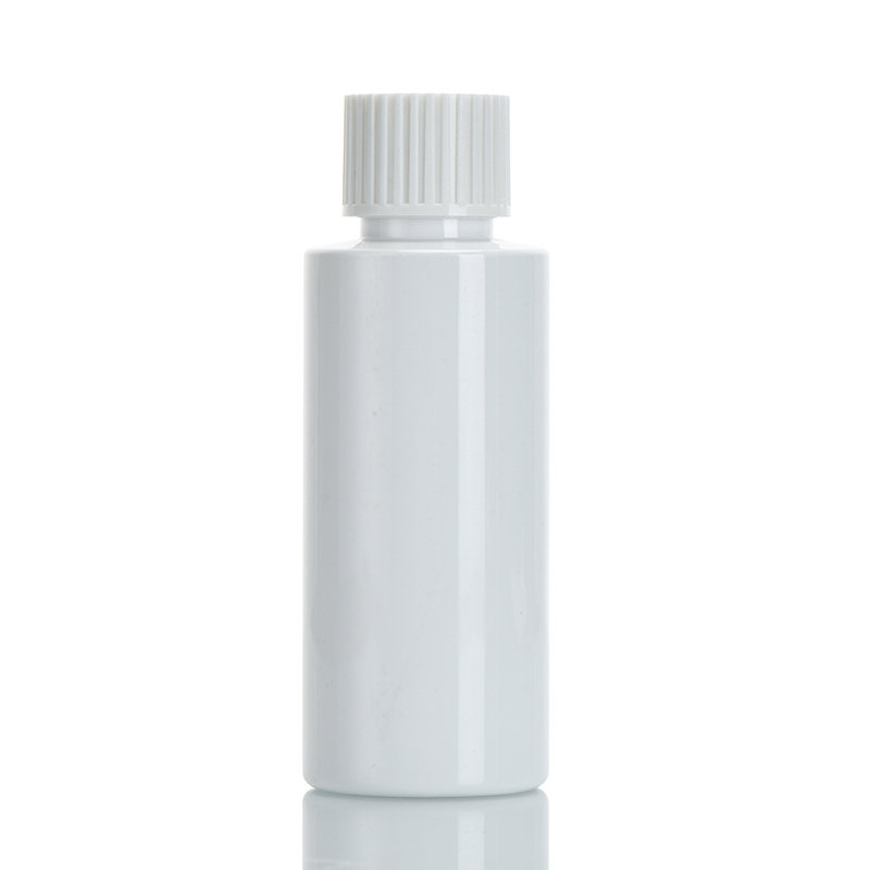 Cosmetic Plastic Round Bottle Packaging 100ml Used For Serum Products