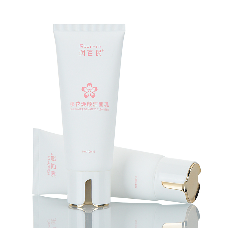 100ml Recycled Custom Foundation Cream Tube Container Empty Plastic Cosmetic BB Cream Tube With Scre